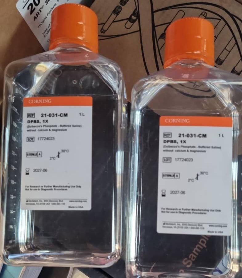 DPBS 1X Corning Dulbecco Phosphate Buffered Saline